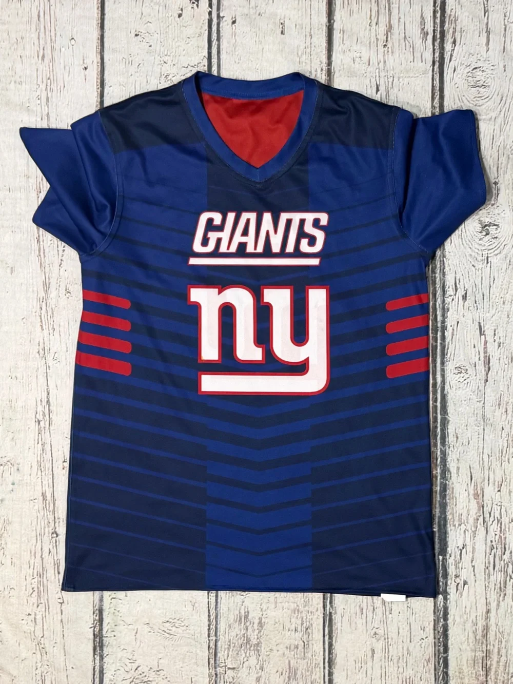 New York Giants NFL NYG Flag Football Boys Kids XL Reversible Jersey